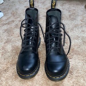 Dr. Martens 1460 Smooth Leather Lace Up Boots